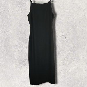 Basic black maxi dress size 5